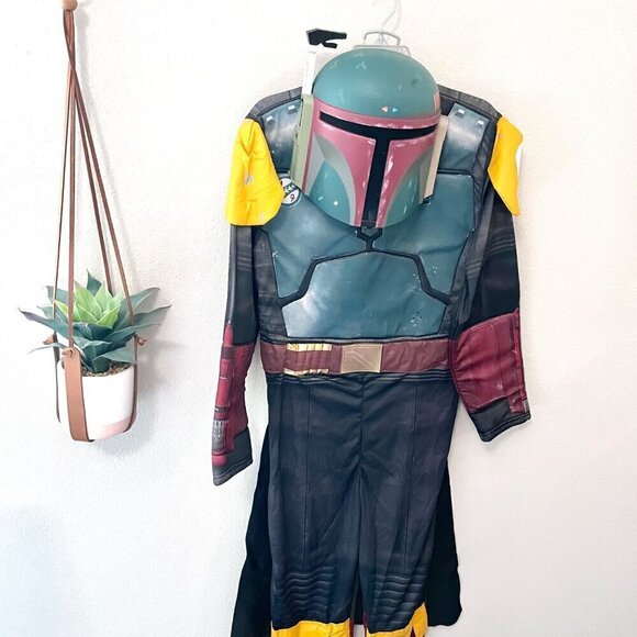 NWT Disney Star Wars Boba Fett Adult Halloween Costume Size S - Picture 11 of 12